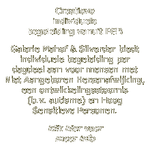 Creatieve individuele begeleiding vanuit PGB